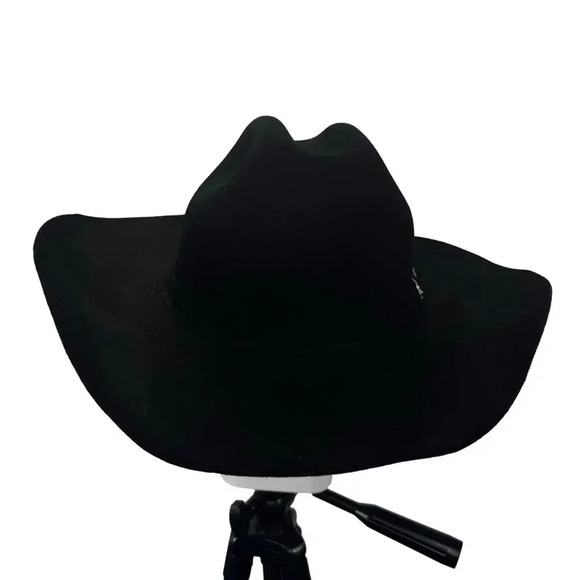 Serratelli Salinas 3X Wool Felt Cowboy Western Black Hat Size 7 1/2 Ranch Rodeo - Picture 5 of 10